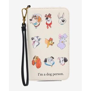 Disney Loungefly Wallet I'm A Dog Person Cartoon Pups tech Wallet wristlet New